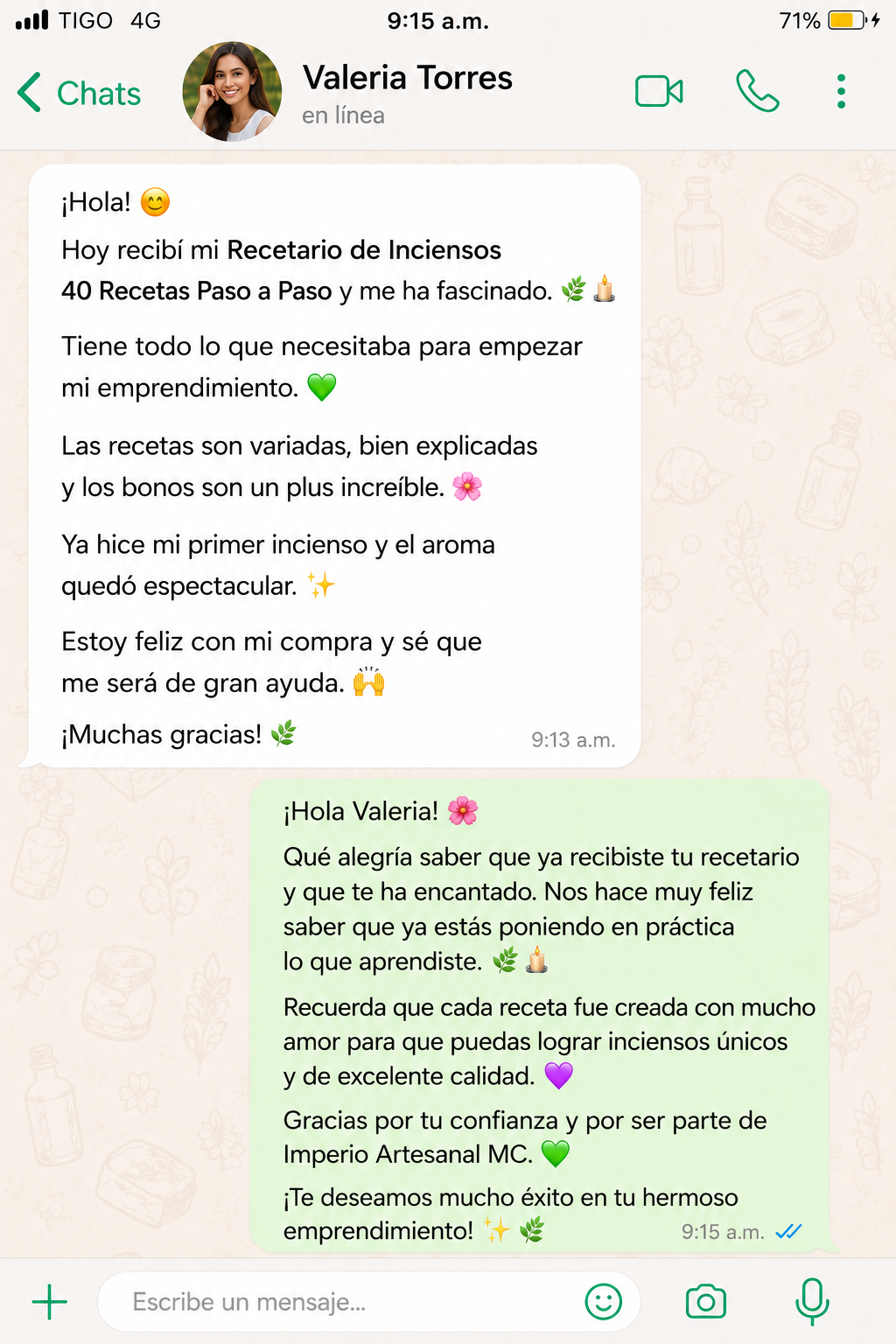 Testimonio de alumno 2